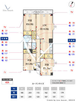 モンメール大磯 307 【神奈川県平塚駅】 の間取り図