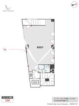 御殿山河惣ビル 2F 【東京都品川駅】 の間取り図