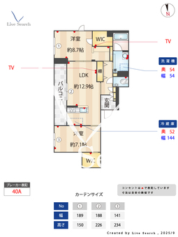Bonheur 101 【神奈川県本厚木駅】 の間取り図