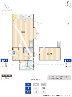 サンライズガーデンⅢ 102 【福岡県竹下駅】 の間取り図