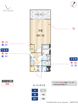 S-RESIDENCE大和田aline 1208 【大阪府千船駅】 の間取り図
