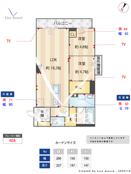 レフィアント東谷山 202 【鹿児島県鹿児島市電谷山線 上塩屋駅】 の間取り図