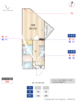 西澤ビル 301 【東京都千歳烏山駅】 の間取り図