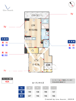 プアレア 201 【千葉県松戸駅】 の間取り図