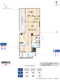 Bonheur 303 【神奈川県本厚木駅】 の間取り図