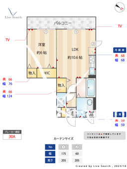 入間サザンヒルズ 306 【埼玉県西武池袋線　元加治駅】 の間取り図