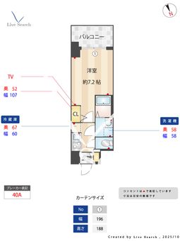 S-RESIDENCE大和田aline 1206 【大阪府千船駅】 の間取り図