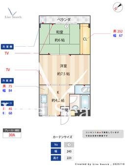 ドミール吉田 201 【神奈川県川崎駅】 の間取り図