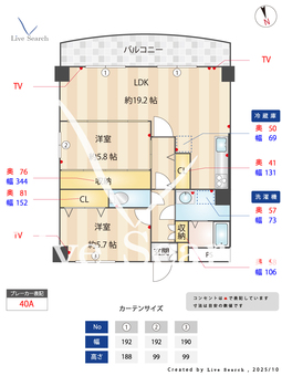 岩井通COSMOS 501 【愛知県大須観音駅】 の間取り図