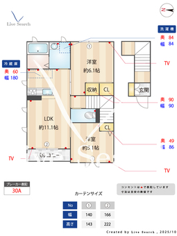 シャーメゾン　南台 201 【埼玉県ふじみ野駅】 の間取り図