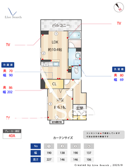 プアレア 401 【千葉県松戸駅】 の間取り図