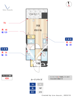 Atrio鶴舞 506 【愛知県鶴舞駅】 の間取り図