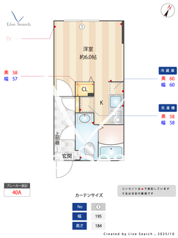 ブランシェ不動前 403 【東京都不動前駅】 の間取り図