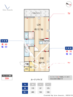 Bleu　Lapin 302 【埼玉県川越線　指扇駅　徒歩8分】 の間取り図