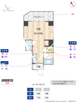 リバークレスト 505 【愛知県鶴舞線　原駅】 の間取り図