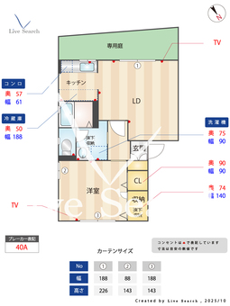 アイビーA棟 101 【熊本県上熊本駅】 の間取り図