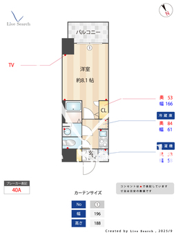S-RESIDENCE大和田aline 1209 【大阪府千船駅】 の間取り図