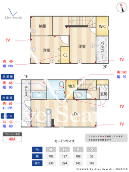 リヴァージュ・ディアスB棟 1 【福岡県JR九産大前駅】 の間取り図