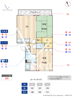レジデンス飯田 306 【福岡県大橋駅】 の間取り図