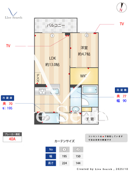 ALOHA O.E 302 【熊本県水前寺駅】 の間取り図