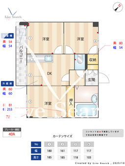 ドルフ西岡本 502 【兵庫県住吉駅】 の間取り図
