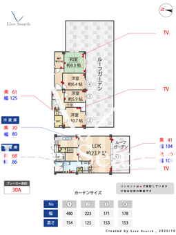 プレジデンス御影 605 【兵庫県阪急　御影駅】 の間取り図