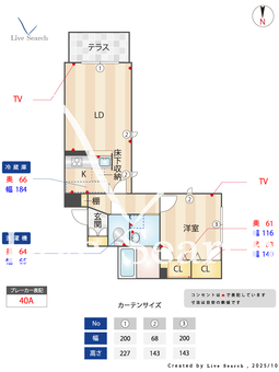 ウィステリア 0105 【大阪府伝法】 の間取り図