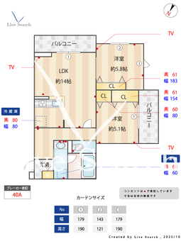 パークサイド宗峯 202 【東京都都営大江戸線　若松河田駅】 の間取り図
