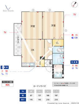 シティーウエスト 0101 【兵庫県西新町駅】 の間取り図