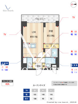 S-RESIDENCE北綾瀬awesome 304 【東京都北綾瀬駅】 の間取り図
