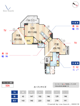ヴィアソーレ鶴見 302 【神奈川県鶴見駅】 の間取り図