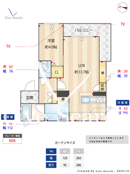 エムズシャーメゾン北梅田 201 【大阪府阪急中津駅】 の間取り図