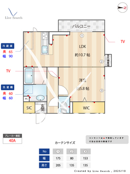 オークリフA 305 【埼玉県三郷中央】 の間取り図