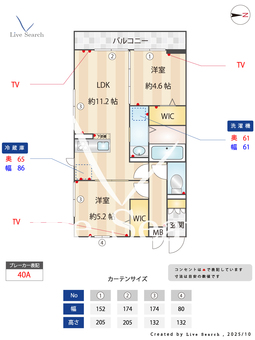 オークリーフB 201 【埼玉県三郷中央駅】 の間取り図