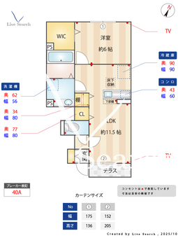 ボンジュール相模大野B 102 【神奈川県東林間駅】 の間取り図