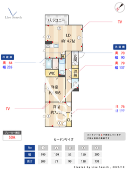 アトリオ朝霧 0107 【兵庫県朝霧駅】 の間取り図