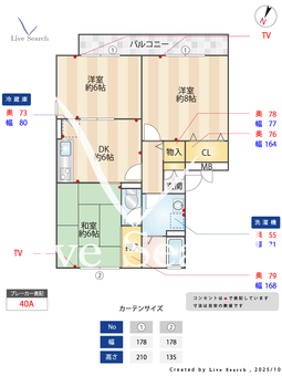 グランドール壱番館 301 【神奈川県橋本駅】 の間取り図