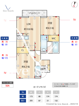 エミネンスⅡ 101 【埼玉県谷塚】 の間取り図