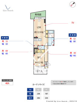 コリーナ横浜子安台 101 【神奈川県大口駅】 の間取り図