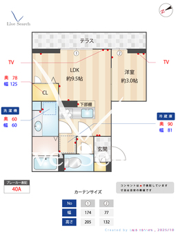D-Sereno志木幸町 205 【埼玉県志木駅】 の間取り図