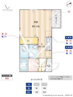 パークサイドヒルズ 201 【東京都京王電鉄井の頭線　浜田山駅】 の間取り図