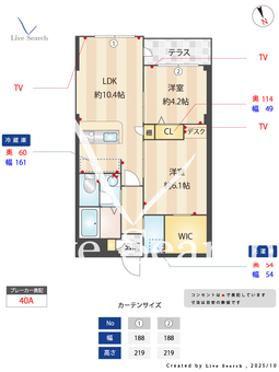 サニーヒル 102 【神奈川県中川駅】 の間取り図