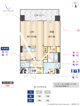S-RESIDENCE大手門awesome 402 【福岡県大濠公園駅】 の間取り図