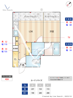 三鷹台ストリート 206 【東京都三鷹台駅】 の間取り図