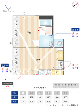 三鷹台ストリート 301 【東京都三鷹台駅】 の間取り図