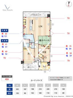 ダイアパレス西長住 301 【福岡県高宮】 の間取り図