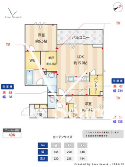 シャルマン平和台 201 【東京都平和台】 の間取り図