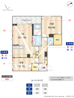 シャルマン平和台 207 【東京都平和台】 の間取り図