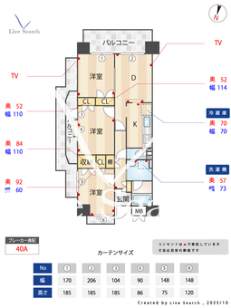 ルクレ川口イースト 201 【埼玉県川口】 の間取り図