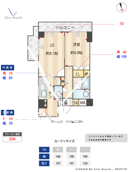 インプルーブ桜上水 208 【東京都桜上水】 の間取り図